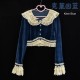 Cat Romance Cellophane Candy Wrapper Dotted Tulle and Velvet Cardigan(3rd Reservation/6 Colours/Full Payment Without Shipping)